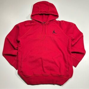 Jordan Red Jumpman Flight Fleece Pullover Hoodie Streetwear Men’s Size Medium